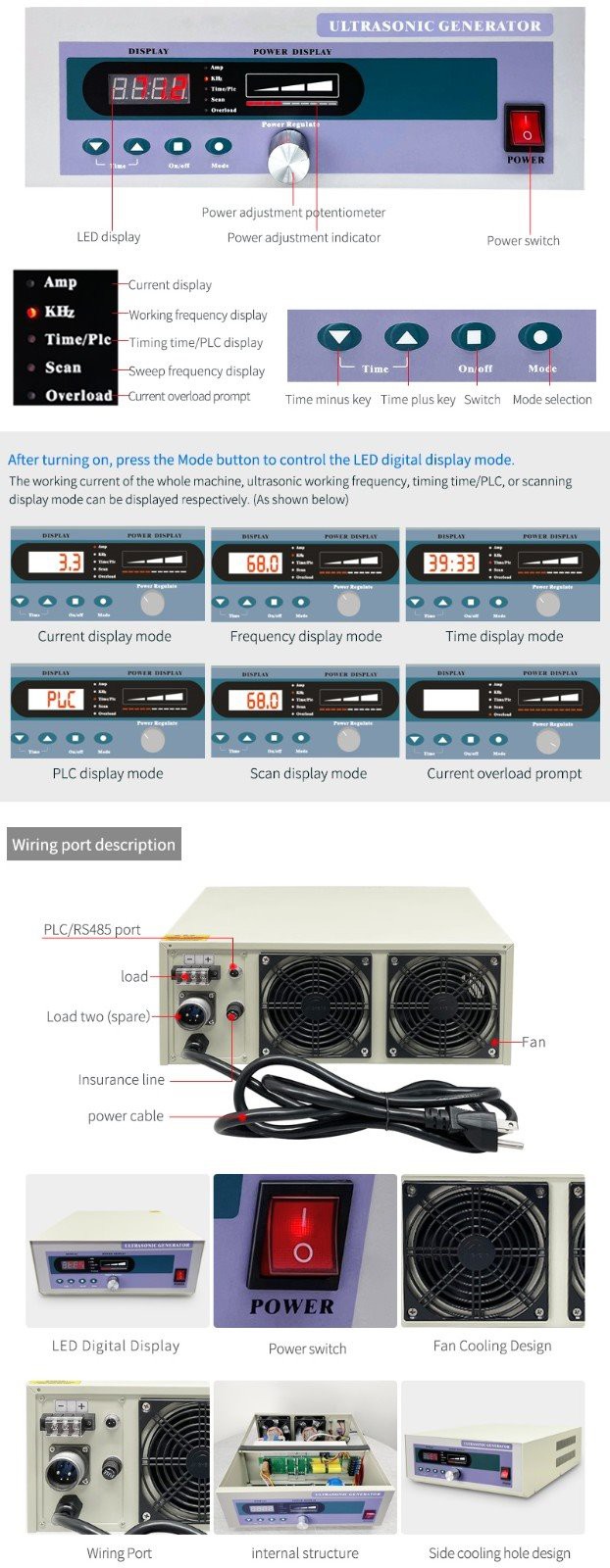 Cleaner Ultrasonic Generator
